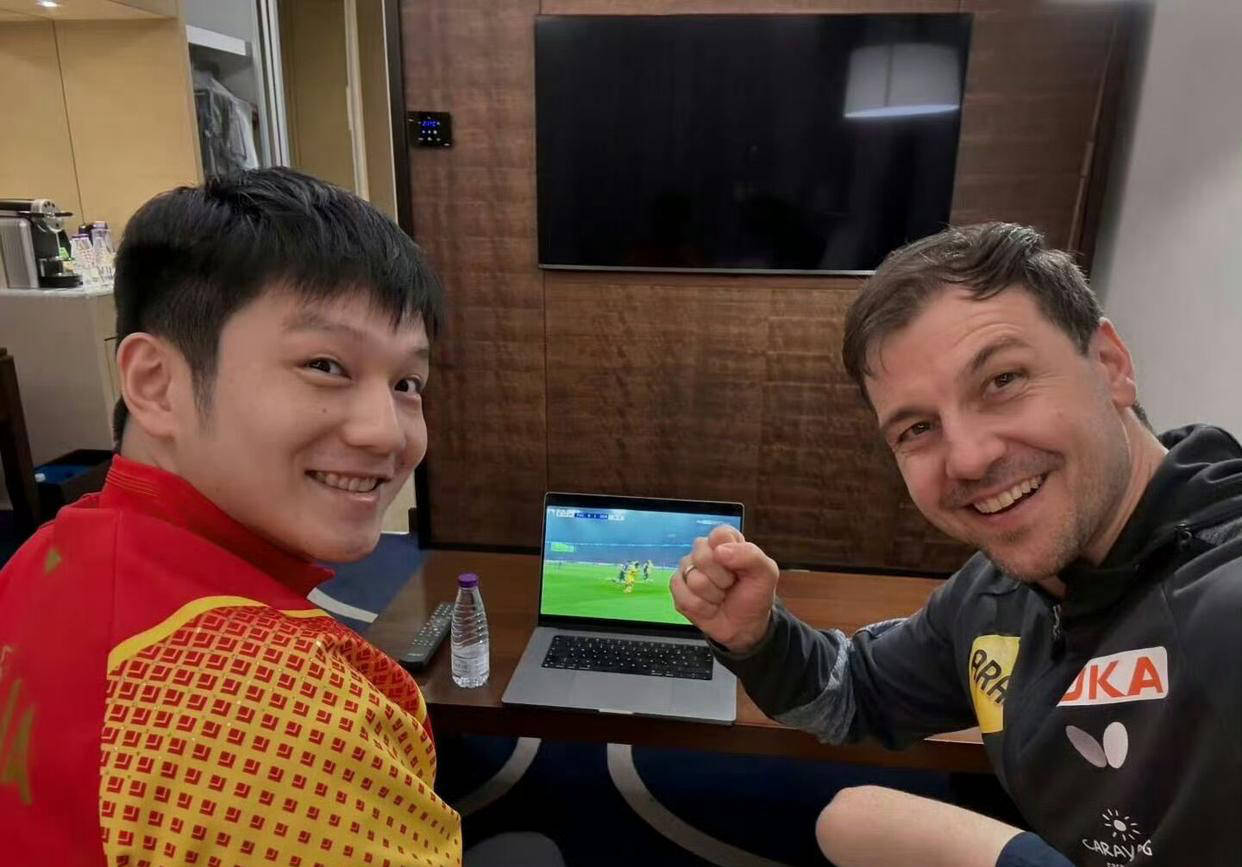 德国乒乓球队横扫比利时乒乓球队，波尔送出助攻